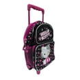 thumbnail image 2 of Sanrio Hell Kitty Pink and Silver Stars Pre-K small toddler size rolling backpack, 2 of 2