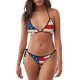 thumbnail image 1 of Fotbe American Flag Map Traje de Baño para Mujer de Dos Piezas – Bikini Sexy de Tirantes Tipo Halter con Diseño Triangular, 1 of 6