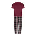thumbnail image 6 of Simua Pajamas Sets for Women Casual Summer Lounge Sets Short Sleeve V-neck T-shirts and Plaid Pants Sleepwear 2 Piece Pjs Sets, 6 of 6