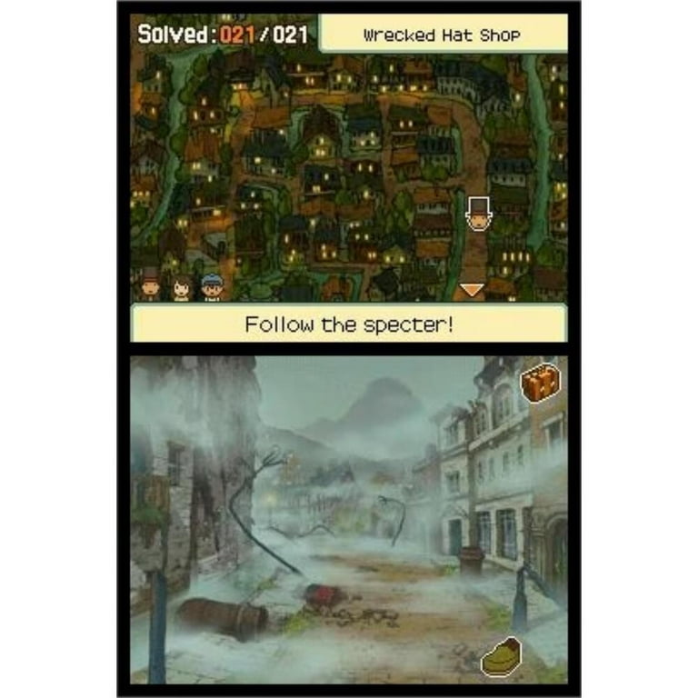 Professor Layton and the Last Specter DS Game,US Version