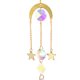 thumbnail image 2 of Receptor de luz colgante Wdftyju cristal colgante Metal Moon Sun Garden Wall Wind Chime 62, 2 of 3
