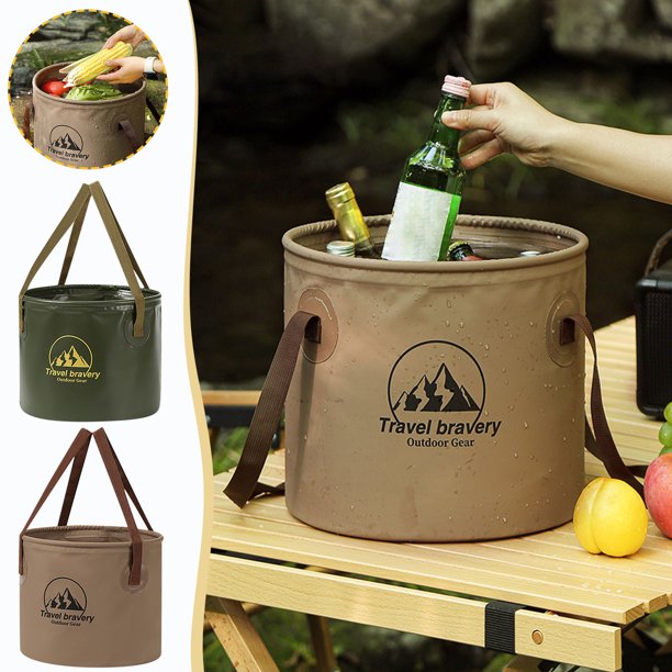 onlyliua ¡ Ofertas de Liquidación de Hoy Prime! Cubo de Agua Plegable Telescópico para Coche, Gran Capacidad, Portátil, Multifuncional, para Viajes Al Aire Libre, Camping, 10 L