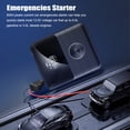 thumbnail image 3 of 12V 800A Peak 12000mAh Car Jump Starter with Air Compressor, 6.0L Gas/3.0L Diesel Engine Compatible, Portable Tire Inflator, LED Flashlight, Power Bank, Intelligent Clamps, Multiple Protections -, 3 of 6