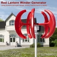 thumbnail image 6 of 1000W Wind Turbine Generator Kit, 12V/24V 5-Blade Permanent Magnet Generator, Low Start Wind Speed 2M/S, for Home Farm Off-Grid Wind Power System, 6 of 8
