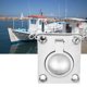 thumbnail image 3 of 48x38mm Acero Inoxidable 316 Square Marine Yacht Piso Hebilla Tirador Tirador Marine Flush Lift Hebilla Anillo Fijo con 4 piezas M4 Tornillos (no incluidos) Ecomeon no, 3 of 4