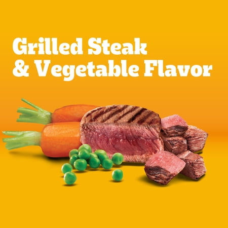 Pedigree Adult Small Dog Dry Dog Food, Grilled Steak and Vegetable Flavor, 3.5 lb Bag
