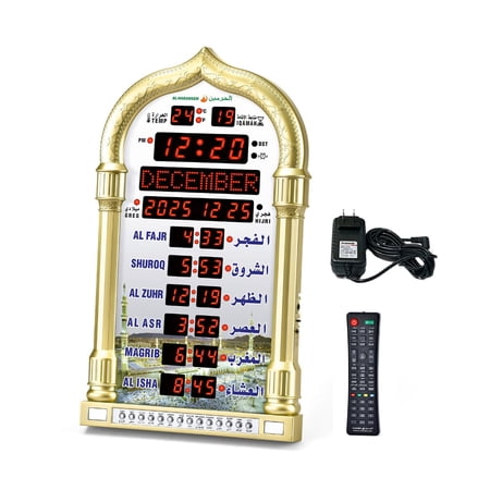 Timer with Alerts World Clock Date Display for 1150 Cities Snooze Function and Temperature Option