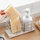 thumbnail image 3 of Matsuzay Organización eficiente para fregadero de cocina, soporte de esponja de acero inoxidable, solución que ahorra espacio Hardware blanco, 3 of 6