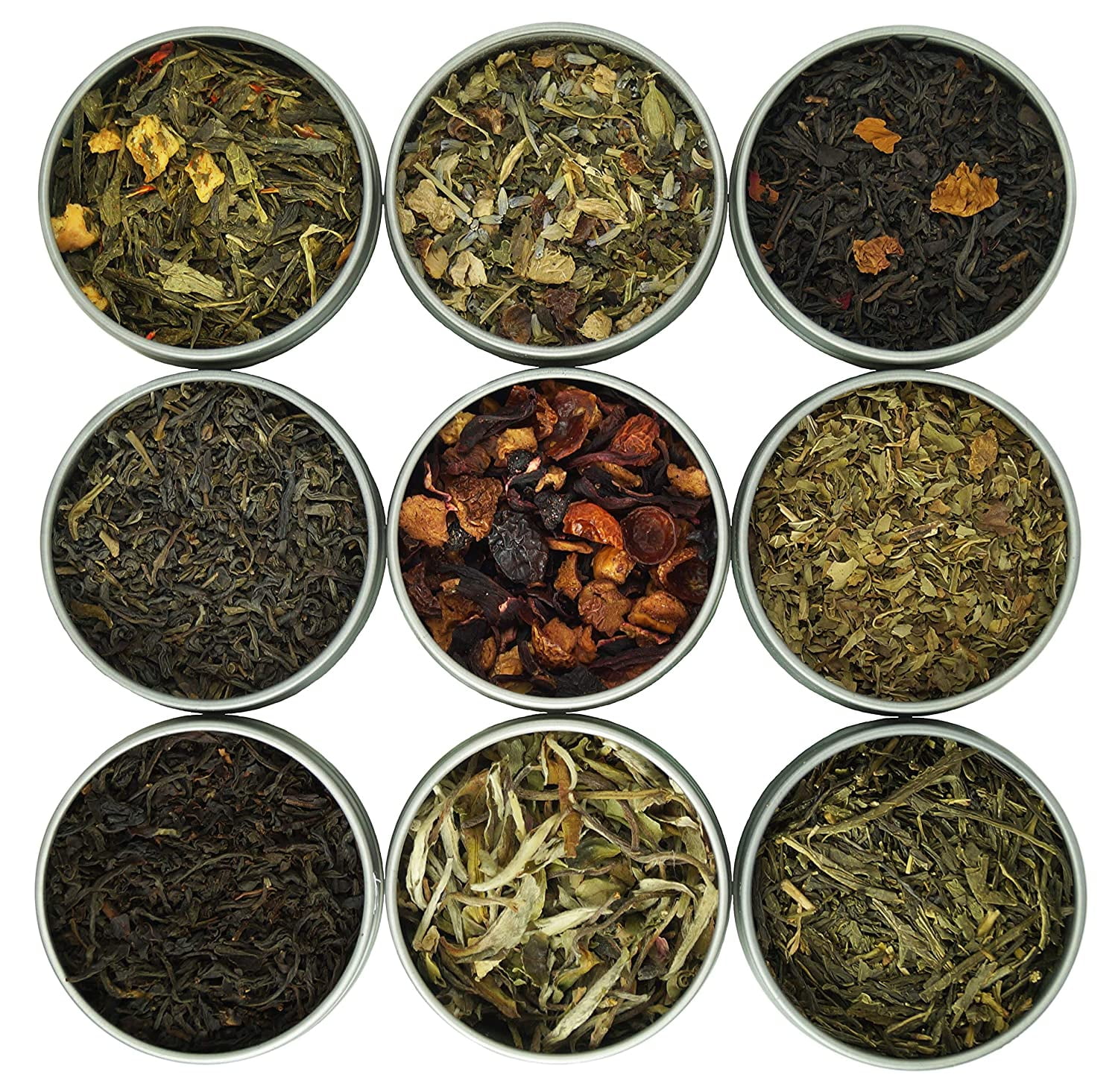 Heavenly Tea Leaves Assorted 9 Loose Leaf Tea Gift Box, 9 Loose Leaf