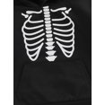 thumbnail image 6 of Bagilaanoe Toddler Baby Girl Boy Halloween Outfits Oversized Hoodies Sweatshirt Long Sleeve Pumpkin Skeleton Print Pullover 1T 2T 3T 4T 5T 6T Kids Fall Tops, 6 of 8