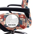thumbnail image 5 of POLERO USA Flag Patchwork Print Dustproof All-in-One Computer Office Chair Covers, Washable Elastic Cloth High Back Chair Cover for Home, 5 of 7