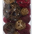 thumbnail image 4 of DecMode Multi Colored 6" Handmade Dried Plant Orbs & Vase Filler with Varying Designs (2 Count), 4 of 9
