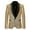 Gold, variant on Men's And Winter Fashion Personality Sequins Casual Suit Jacket&Coat