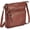 Cognac Washed Vintage, variant on Small Crossbody Bags for Women Real Leather Purse Handbags Crossover Over the Pocketbook
