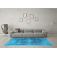 thumbnail image 3 of Ahgly Company Indoor Rectangle Persian Light Blue Bohemian Area Rugs, 7' x 9', 3 of 4