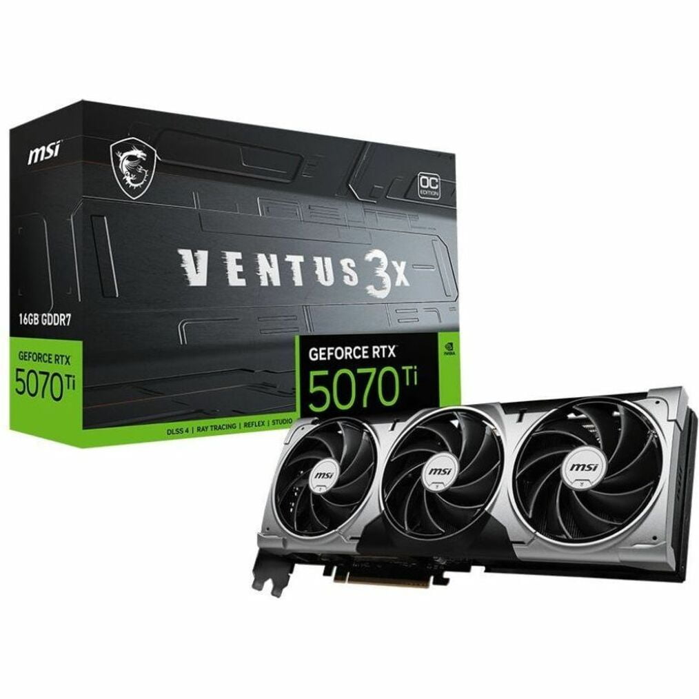 【未使用】RTX 5070 Ti 16G GAMING TRIO OC PLUS MSI GeForce RTX™ 5070 Ti 16G GAMING TRIO OC PLUS