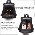 thumbnail image 4 of Women Backpack Waterproof Nylon School Bag Anti Theft Daypack Shoulder Bag Lightweight Travel Backpack, 4 of 6