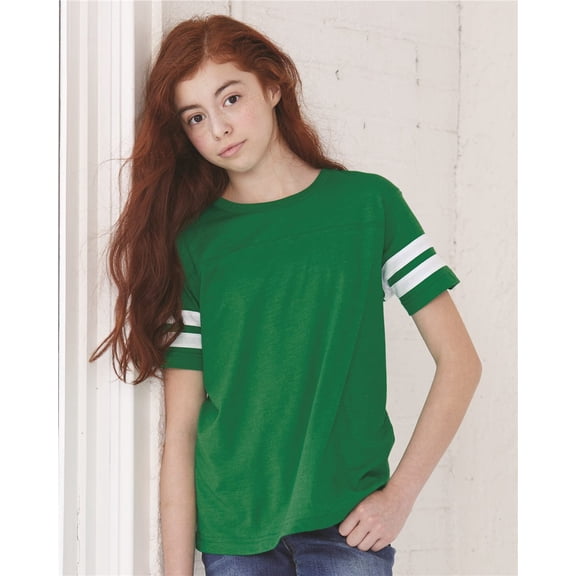 Lat Youth Football Fine Jersey Tee