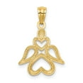 thumbnail image 5 of Auriga 14K Yellow Gold Angel Pendant for Women (L-21 mm), 5 of 6