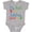 AC-Heather Grey, variant on Inktastic My Aunt in Idaho Loves Me Boys or Girls Baby Bodysuit