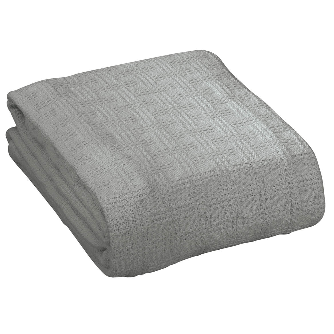 Ada Lightweight Cotton Blanket by OakRidgeFull QueenGray