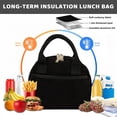 thumbnail image 2 of Inadays Lunch Box for Women, Insulated Lunch Bag Cute Corduroy Reusable Insulated Lunch Bags for Work Picnic or Travel, 2 of 8