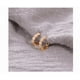 thumbnail image 3 of Aretes Xtellar Aro Dorado Con Brillo Completo De Zirconia, 3 of 4