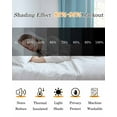 thumbnail image 5 of Simple Lake Blue Stripes Blackout Curtains 63 Inches Length, Modern Abstract White Lines Art Window Treatment Thermal Insulated Drapes for Bedroom Living Room 2 Panels 84x63 Inches, 5 of 8
