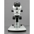 thumbnail image 2 of AmScope 7X-45X Track Stand Stereo Zoom Trinocular Microscope with Dual LED Lights New, 2 of 4