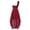 Burgundy, variant on CHICTRY Girls Juniors Chiffon One Shoulder High-Low Hem Flower Girls Birthday Party Dress with Rhinestone Sash