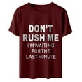 thumbnail image 4 of DailyTrove Women's Sarcastic Graphic T-Shirt - Short Sleeve Casual Tee, Humorous for Daily & Outings, 4 of 6
