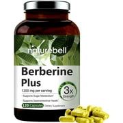 NatureBell Berberine Plus Extract 1200mg, 120 Capsule