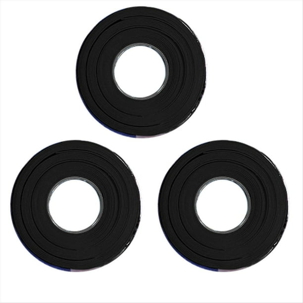 Raqueta de Bádminton 7C Goma , Suave y Que Absorbe los Golpes, Buena Elasticidad, No Se Deforma Fácilmente Cuando Se Estira,Negro