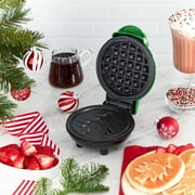 Dash Christmas Tree Electric Mini Waffle Maker, Non Stick