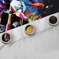 thumbnail image 4 of Feelyou Cartoon Motorcycle Curtains Pack of 2 (42x84 Each) for Kids, Black Pink Watercolor Curtains Blackout, Modern Sport Lover Bedroom Curtains, Blackout Curtains Room Decor, 4 of 6
