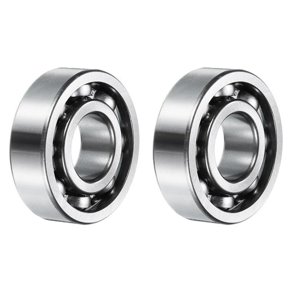 Uxcell 6305-2RS Deep Groove Ball Bearings, 25mm I.D x 62mm O.D x 17mm Thick C3 Double Rubber Sealed Chrome Steel, Black