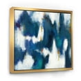 thumbnail image 1 of Blue Glam Texture II - Toile Encadrée Contemporaine, 1 of 3