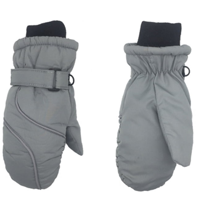 par de guantes de esquí para niños y niñas, guantes cálidos de invierno, guantes impermeables para exteriores