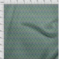 thumbnail image 3 of oneOone Organic Cotton Poplin Twill Fabric Herringbone Geometric Decor Fabric Printed BTY 42 Inch Wide, 3 of 4