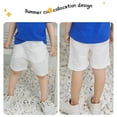 thumbnail image 6 of URMAGIC 3 Pack Boys Summer 100% Cotton Knit Sports Shorts, Toddler Kids Casual Pull-On Soft Shorts 2-10 Years, 6 of 6