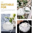 thumbnail image 2 of USHOBE 2Pcs Satin Flower Girl Basket Shape Ring Pillow For Beaches Outdoors Weddings, 2 of 8