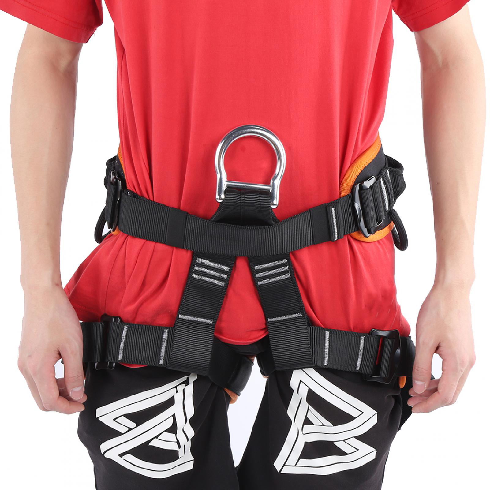 K6R6 Outdoor Rescue Rock Climbing Belt Safety Rappelling Harness Adjustable HOT 
