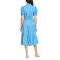 thumbnail image 2 of Derek Lam 10 Crosby womens  Buffy Midi Dress, 6, Blue, 2 of 3