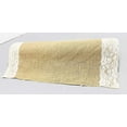 thumbnail image 4 of AAYU Brand - Premium Large Burlap 100-feet x 4-feet Wide 5 Inches Wedding Aisle Runner Ivory Lace Attached Rustic Wedding Aisle Runners Both Edges 48 inch 100 feet Wide, 4 of 6