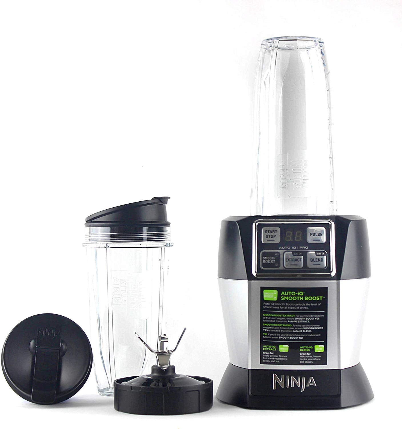 Nutri Ninja BL486 Blender Auto-IQ Complete Extraction System 1000W  Professional for 110 Volts