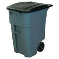 thumbnail image 5 of Rubbermaid Commercial Products BRUTE Roll-Out Trash Can with Lid, Square, 50 Gallon, Gray, 5 of 6