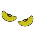 thumbnail image 2 of Abbracc Big Eyes Car Sticker Cute Motorcycle Sticker for Bike Air Conditioner Window yellow, 2 of 9