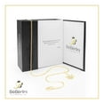 thumbnail image 3 of BEBERLINI Leaf CZ Charm 14K Gold Filled Cuban Chain Pendant Necklace Set Jewelry Women 18", 3 of 7