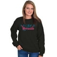 thumbnail image 4 of I Believe in Mermaids Cute Adorable Women Plus Size Crewneck Sweatshirt Brisco Brands 2X, 4 of 5