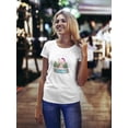 thumbnail image 2 of Fox Snow Globe Merry Xmas T-Shirt Women -Image by Shutterstock, Female x-Large, 2 of 4